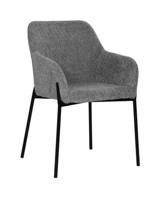 Artistiq Eetkamerstoel 'Brindy' Bouclé, kleur Grijs