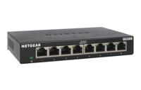 NETGEAR GS308-300PES Gigabit Ethernet Ethernet-switch met 8 poorten (10/100/1000) - thumbnail