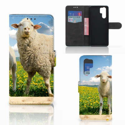 Huawei P30 Pro | Telefoonhoesje | Met pasjeshouder | Schaap en Lammetje