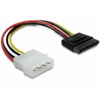 Delock 60112 Kabel SATA 15-pins HDD naar 4-pins male - recht - thumbnail
