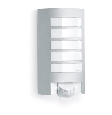 Steinel AUSSENLEUCHTE L 12 S SI 657918 Buitenlamp met bewegingsmelder (wand) LED E27 60 W Zilver