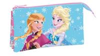 Kids Licensing etui Frozen meisjes polyester 22 cm roze/blauw - thumbnail