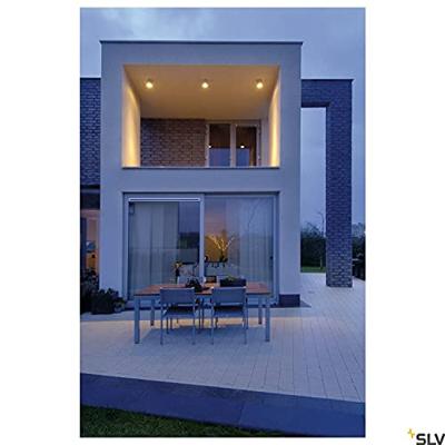 SLV 1000332 ROX Buitenplafondlamp GU10 50 W Aluminium SLV 1000332 ROX Buitenplafondlamp GU10 50 W Aluminium