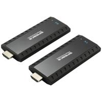 SpeaKa Professional Draadloze HDMI-set HDMI Via het thuisnetwerk (IP) 30 m - thumbnail