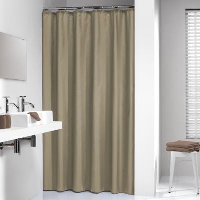 Douchegordijn Sealskin Madeira 100% Polyester 180x200 Zand Douchegordijn Sealskin Madeira 100% Polyester 180x200 Zand
