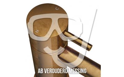 Handdouche Hotbath Cobber Met Doucheslang En Wandsteun Aansluiting Verouderd Messing Living Colours