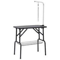 Hondentrimtafel verstelbaar met 1 lus en opbergschap - thumbnail