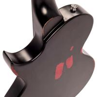 Vintage V120 ICON Distressed Black over Cherry Red elektrische gitaar - thumbnail