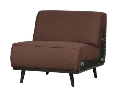 BePureHome Bank 'Statement' 1-zits Element, Bouclé, kleur Coffee BePureHome Bank 'Statement' 1-zits Element, Bouclé, kleur Coffee