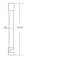 Stabilisatiestang Boss & Wessing Hakoda 60-120 cm Mat Zwart Boss & Wessing - thumbnail