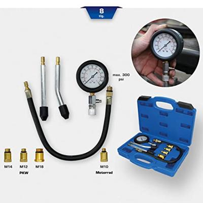 Brilliant Tools BT581100 Compressietestset voor benzinemotoren, 8-delig Brilliant Tools BT581100 Compressietestset voor benzinemotoren, 8-delig