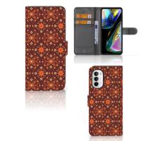 Motorola Moto G52 | Moto G82 | Telefoon Hoesje | Batik Brown - thumbnail