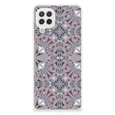 Samsung Galaxy A22 4G | M22 | TPU | Siliconen hoesje | Flower Tiles