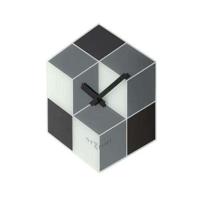 NeXtime klok 8171 cubic, 43.5x37 cm, wall, black/ white/ gray - thumbnail