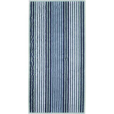 Cawö Cawo Delight Streifen Douchelaken 70x140 fjord