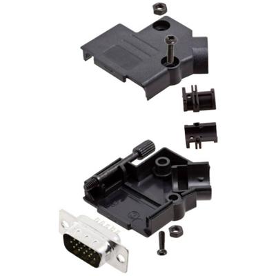 Amphenol L17D45PK-P-15+L717HDA26P D-sub male connectorset 45 ° Aantal polen: 26 Soldeerkelk 1 stuk(s)