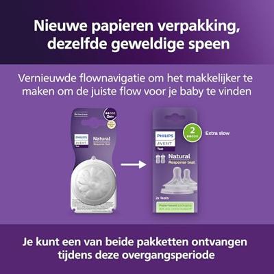 Avent Natural Response 3.0 Zuigspeen 0m+ T1
