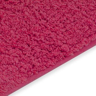 VidaXL Badmattenset stof fuchsia 2-delig VidaXL Badmattenset stof fuchsia 2-delig