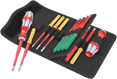 Wera Kraftform Kompakt VDE RVS 17 extra slim 1 Tool Finder | 17 stuks - 5006631001 Wera Kraftform Kompakt VDE RVS 17 extra slim 1 Tool Finder | 17 stuks - 5006631001