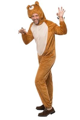 Onesie Beertje Verkleedpak Volwassenen - thumbnail