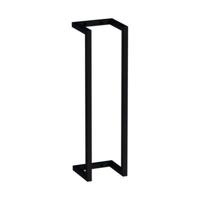 Handdoekenrek Sanilux 60x15x15 cm Staal Mat Zwart Sanilux - thumbnail