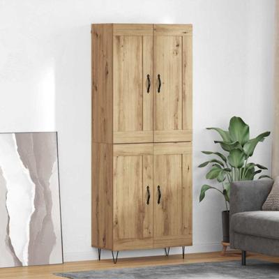 Hoge kast Artisan Eiken 69,5 x 34 x 180 cm Bewerkt hout
