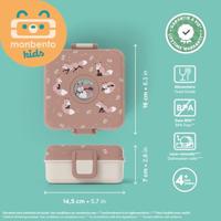 Brooddoos voor kinderen - MONBENTO - Inclusief bestek - BPA-vrij - Snacky Fox - thumbnail