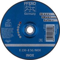 PFERD TOOLS 62223832 E 230-8 SG INOX Afbraamschijf gebogen Diameter 230 mm Boordiameter 22.23 mm RVS 10 stuk(s) - thumbnail