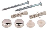 Kirchhoff WC-montageset, verhoogde verzonken kop, chroom, 6 x 70 mm - 98846013 - thumbnail