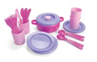 Dantoy eetservies pastel, 22dlg. - thumbnail