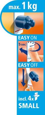 tesa POWERSTRIPS® Zelfklevende haak Small Rond Chroom (mat) Inhoud: 3 stuk(s) tesa POWERSTRIPS® Zelfklevende haak Small Rond Chroom (mat) Inhoud: 3 stuk(s)
