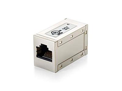 Equip 121169 rj-45 inline coupler, cat.6, full shielded, f/f, metallic