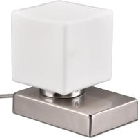 LED Tafellamp Mat Nikkel - E14 Fitting - Moderne Tafelverlichting - thumbnail