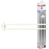 tesa MOON WHITE Handdoekhouder 2 handdoekstangen Lijm Metaal - thumbnail