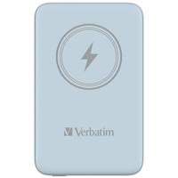 Verbatim Charge n Go Magnetic Wireless Powerbank 10000 mAh Fast Charge, Quick Charge 3.0, USB PD 3.0, Adaptive Fast Charge LiPo USB-C Blauw - thumbnail