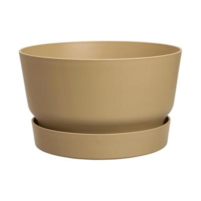 Elho bloempot Greenville Bowl 33cm Goudkleurig Zand