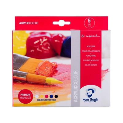 Bruynzeel Van gogh acrylverf primaire mengset, 5x40ml