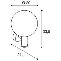 SLV WandlampGloo Pure - 1002002 - thumbnail