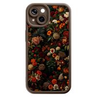 iPhone 15 bruine case - Exotic garden - thumbnail