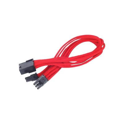 SilverStone SST-PP07-PCIR - voeding-verlengkabel 25cm 8pin naar PCI-E 6+2pin, rood