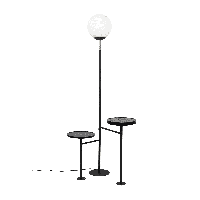 Zuiver Vloerlamp 'Orion' Met oplaadpunt, 163cm hoog - thumbnail