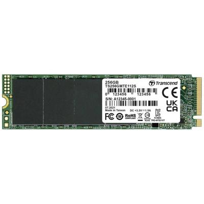 Transcend 112S 256 GB NVMe/PCIe M.2 SSD 2280 harde schijf PCIe NVMe 3.0 x4 Retail TS256GMTE112S