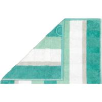 Cawö Cawo Noblesse Stripes Badlaken 80x150 smaragd - thumbnail