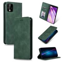 Retro huid voelen Business magnetische horizontale Flip lederen case voor Google pixel 4XL (leger groen) - thumbnail