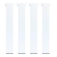 Set stalen tafelpoten wit vierkant 10 bij 10 cm en hoogte 72 cm (10 x 10 cm) - 4 stuks - thumbnail