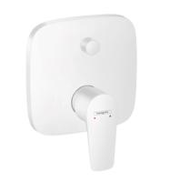 Hansgrohe Talis E ééngreeps badmengkraan afbouwdeel, mat wit - thumbnail