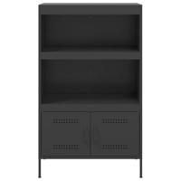 Hoge kast 68x39x113 cm staal zwart - thumbnail