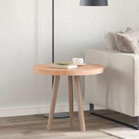 Tafelblad Anders Lichtbruin Ø 60 x 4 cm Massief eikenhout - thumbnail