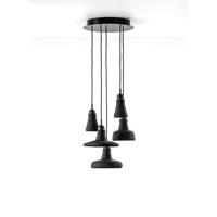 Brokis Shadows Hanglamp Set Ring - Walnoot - Mat zwart - thumbnail