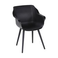 Hartman dining tuinstoel sophie studio armchair carbon black - thumbnail